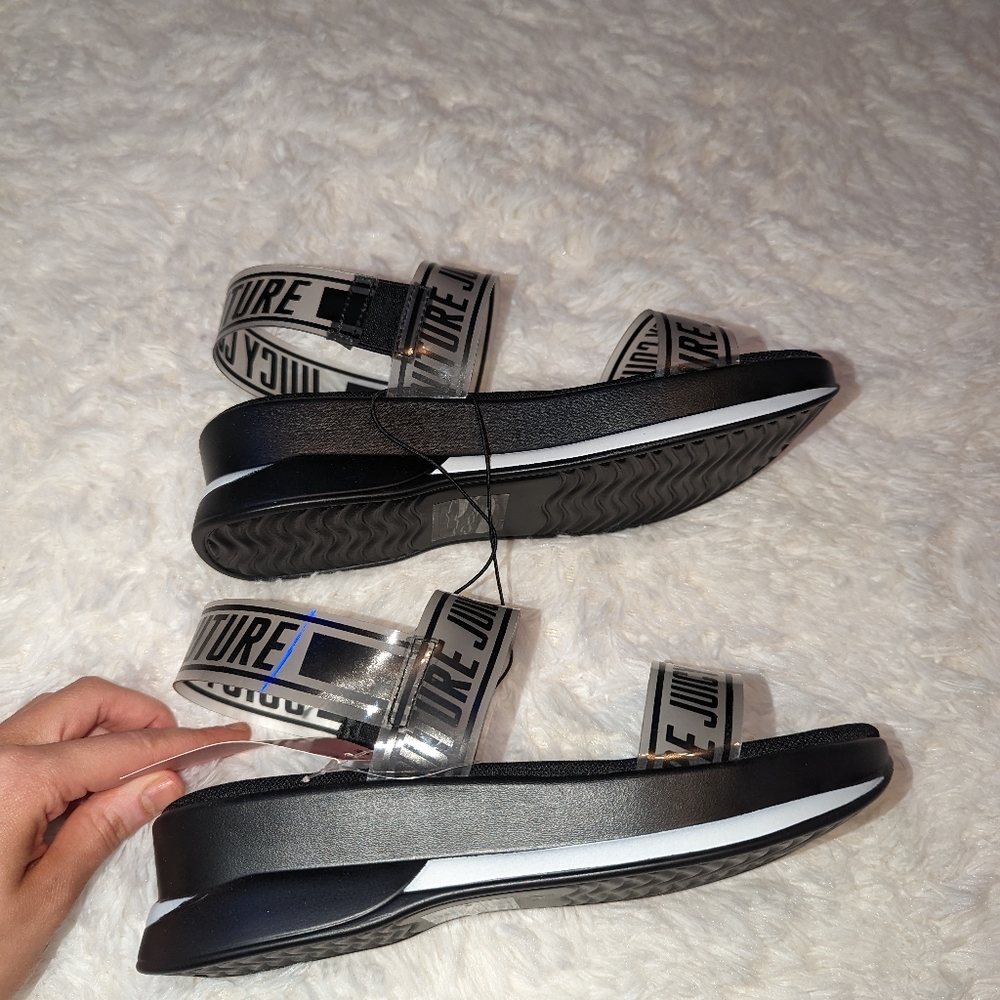 Nwt Juicy couture black lMANY sandals - Picture 4 of 13